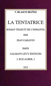 Cover of La tentatrice