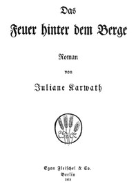 Cover of Das Feuer hinter dem Berge: Roman