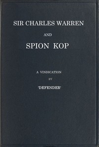 Cover of Sir Charles Warren and Spion Kop: A Vindication
