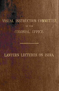 Cover of Eight Lectures on India