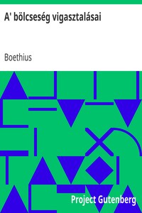 Cover of A' bölcseség vigasztalásai