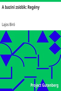 Cover of A bazini zsidók: Regény