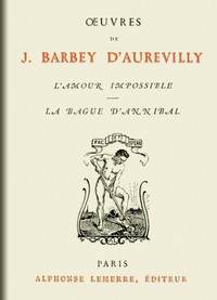 Cover of L'Amour impossible; La bague d'Annibal