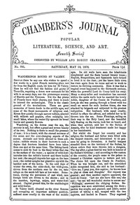 Cover of Chambers's Journal of Popular Literature, Science, and Art, No. 751, May 18, 1878