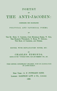 Cover of Poetry of the Anti-Jacobin