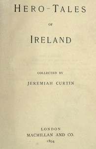 Cover of Hero-Tales of Ireland