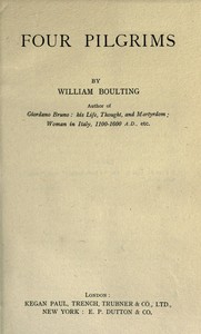 Cover of Four Pilgrims