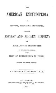 Cover of The American Encyclopedia of History, Biography and Travel