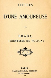 Cover of Lettres d'une amoureuse