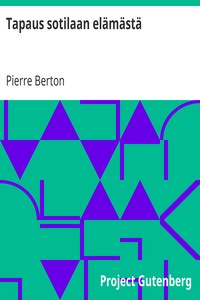 Cover of Tapaus sotilaan elämästä