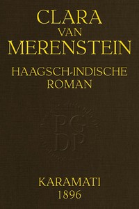 Cover of Clara van Merenstein: Haagsch-Indische Roman