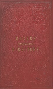 Cover of Rogers' Directory of Norwich and Neighbourhood