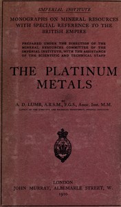 Cover of The platinum metals