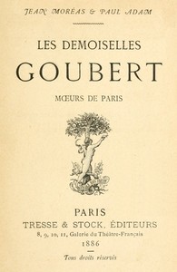 Cover of Les demoiselles Goubert: mœurs de Paris