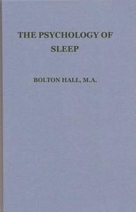 Cover of The psychology of sleep