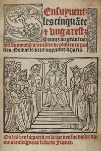Cover of Les cinquante et ung arretz d'amours