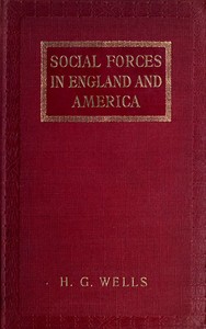 Cover of Social Forces in England and America