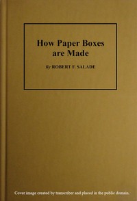 Cover of How Paper Boxes Are Made