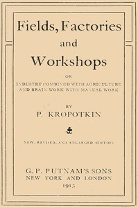 Cover of Fields, factories and workshops