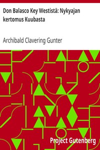 Cover of Don Balasco Key Westistä: Nykyajan kertomus Kuubasta