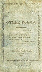 Cover of Hours of childhood, and other poems
