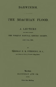 Cover of Darwinism.  The Noachian Flood