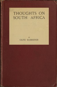 Cover of Thoughts on South Africa