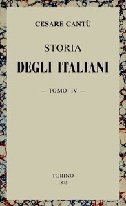 Cover of Storia degli Italiani, vol. 04 (di 15)