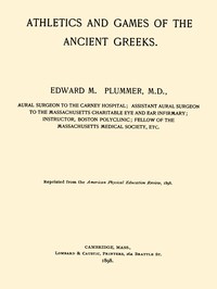Cover of Athletics and Games of the Ancient Greeks