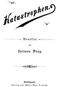 Cover of Katastrophen: Neue Novellen