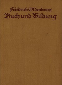 Cover of Buch und Bildung: Eine Aufsatzfolge