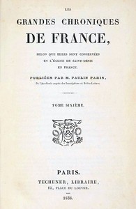 Cover of Les grandes chroniques de France (6/6)