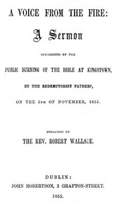 Cover of A voice from the fire