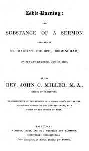 Cover of Bible-Burning