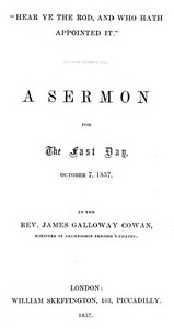 Cover of "Hear Ye the Rod, and Who Hath Appointed It"