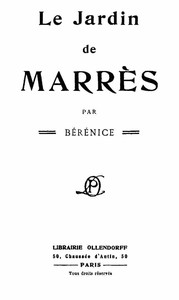 Cover of Le Jardin de Marrès