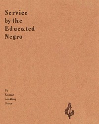 Cover of Service by the Educated Negro