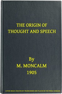 Cover of The Origin of Thought and Speech
