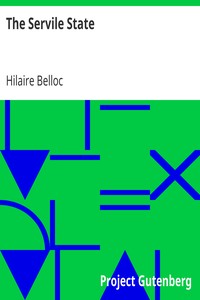 Cover of The Servile State