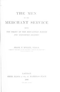 Cover of The Men of the Merchant Service