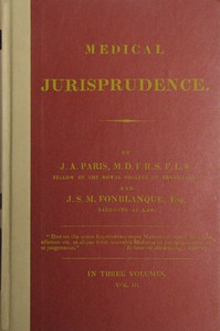 Medical Jurisprudence, Volume 3 (of 3)