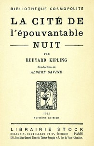 Cover of La cité de l'épouvantable nuit