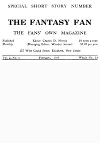 Cover of The Fantasy Fan, Volume 2, Number 6,  February 1935