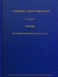 Cover of Terrible Tractoration, and Other Poems