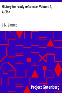 Cover of History for ready reference, Volume 1, A-Elba