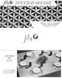 Cover of Lily Speed-O-Weave: Luncheon Set No. 86