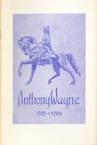 Cover of Anthony Wayne, 1745-1796