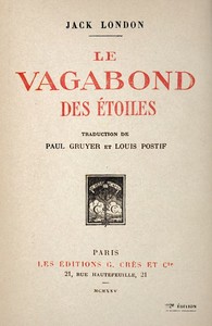 Cover of Le vagabond des étoiles