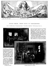 Cover of The Girl's Own Paper, Vol. VIII, No. 364, December 18, 1886