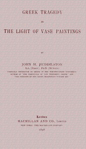 Cover of Greek Tragedy in the Light of Vase Paintings